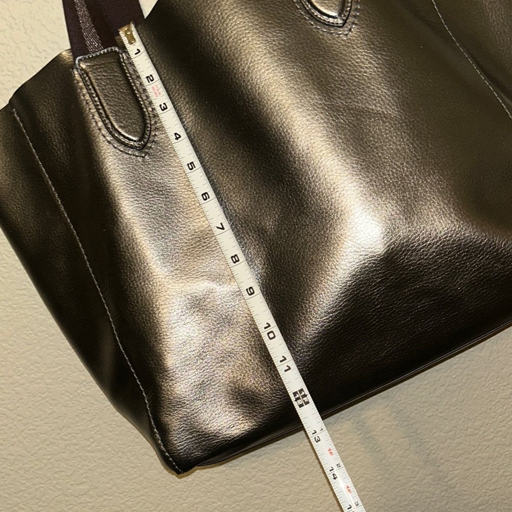 Coach Metallic and Brown Tote Bag - Picture 4 of 9